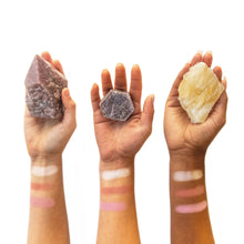 Load image into Gallery viewer, Rose Quartz Crystal Charged Cheek Palette